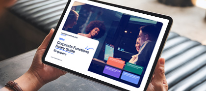 Salary Guide - Corporate Functions 2024 in Singapore